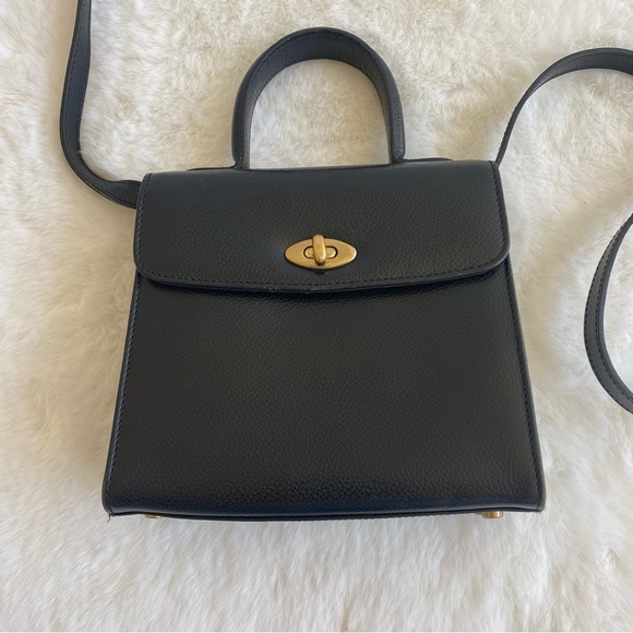 Coach Vintage Madison Gracie Mini Crossbody Top Handle Bag 4413 Black - Picture 3 of 16